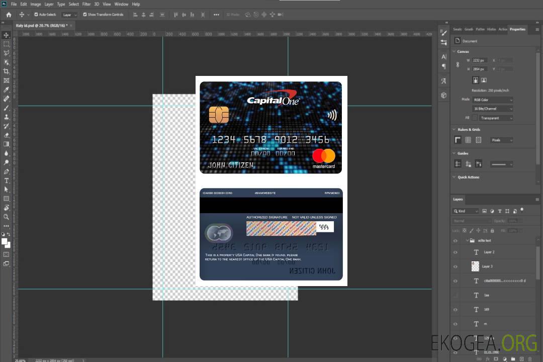 Carte Mastercard de la banque USA Capital One template Carte Mastercard de la banque USA Capital One template